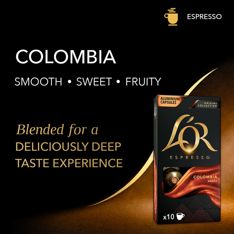 Load image into Gallery viewer, Espresso Colombia L&#39;OR BUNDLE - 100CAPS.
