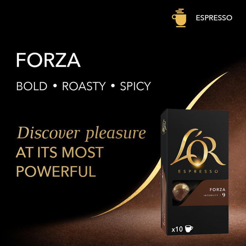 Load image into Gallery viewer, Espresso Forza L&#39;OR 10CAPS.
