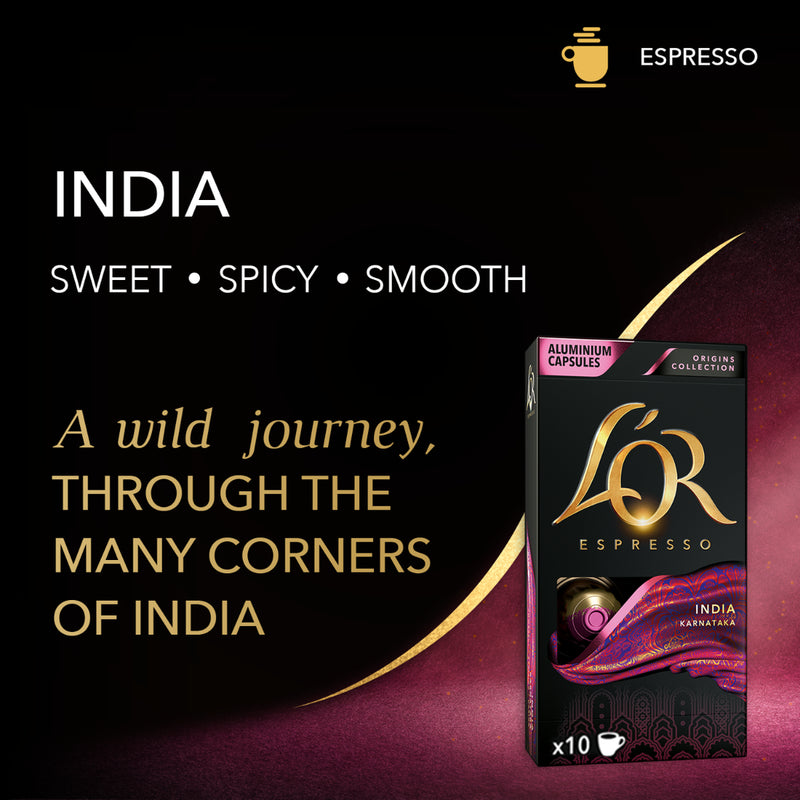 Load image into Gallery viewer, Espresso India L&#39;OR 10CAPS.
