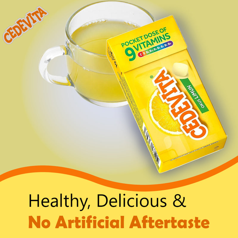 Load image into Gallery viewer, 8 Pack Cedevita Multivitamin Lemon Candies - Good for Immune Support &amp; Energy
