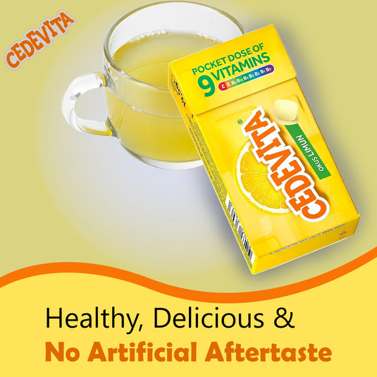 8 Pack Cedevita Multivitamin Lemon Candies - Good for Immune Support & Energy