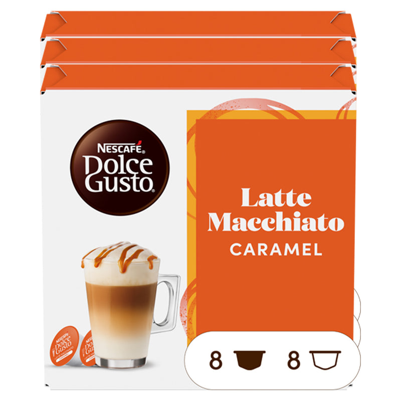 Load image into Gallery viewer, Caramel Latte Macchiato DOLCE GUSTO BUNDLE - 48CAPS. Beautiful creamso
