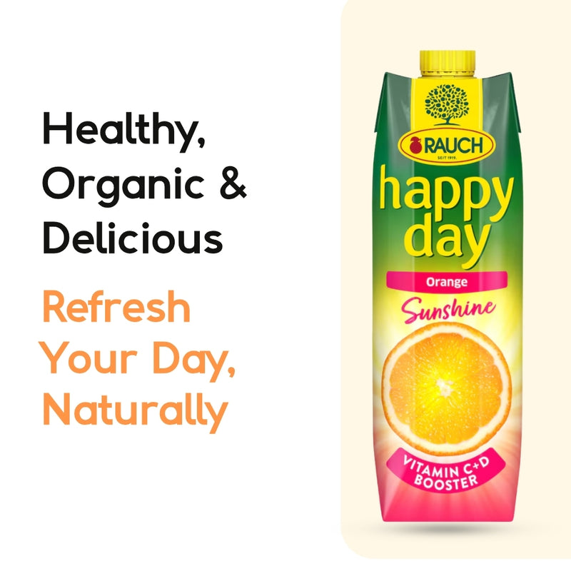 将图像加载到画廊查看器中，RAUCH 快乐阳光橙汁饮料 – 1 升
