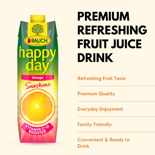 RAUCH Happy Day Sunshine Orange Juice Drink -  1 L