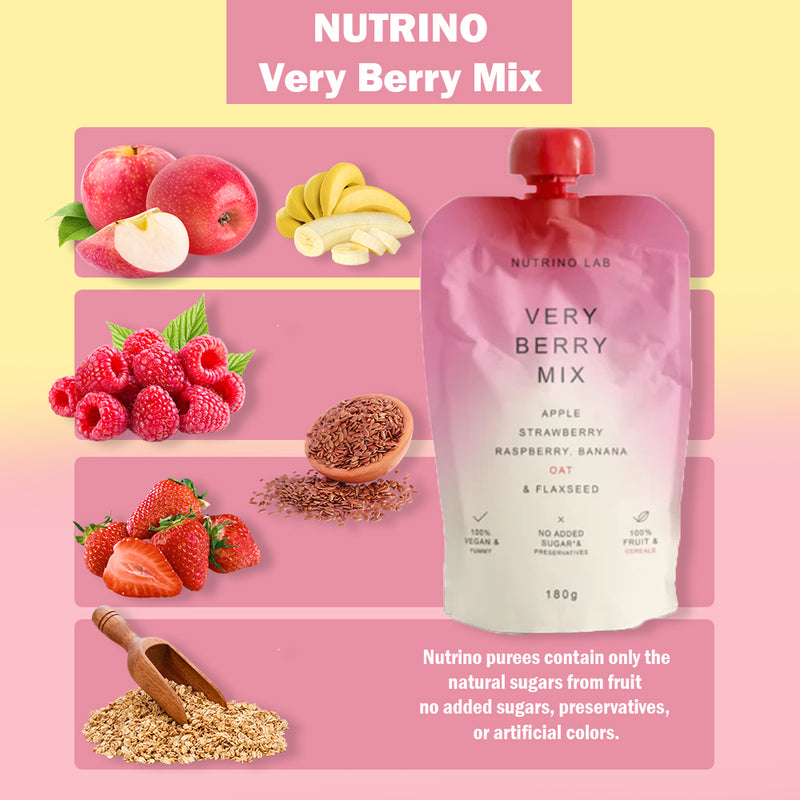Load image into Gallery viewer, Nutrino apple strawberry raspberry 10 x 100g
