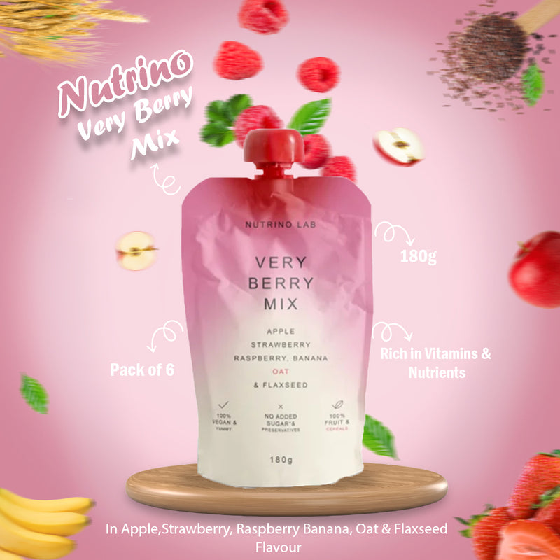 Load image into Gallery viewer, Nutrino apple strawberry raspberry 10 x 100g
