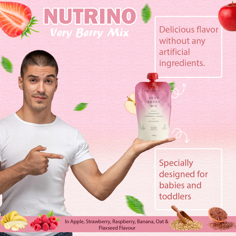 Load image into Gallery viewer, Nutrino apple strawberry raspberry 10 x 100g
