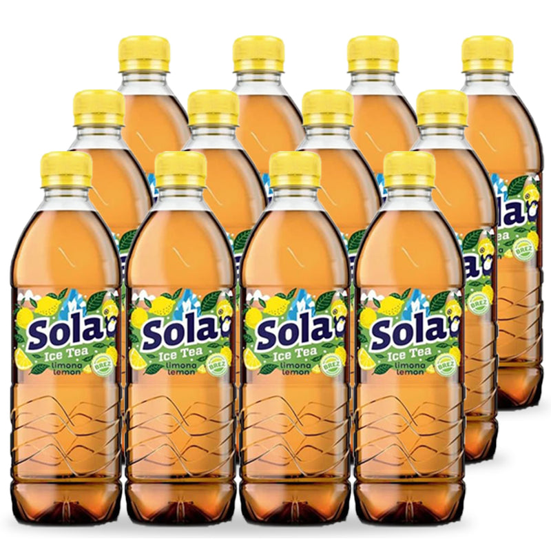 Load image into Gallery viewer, SOLA de echte smaak - Gemaakt met echte ingrediënten en met geperste smaak (Perzik, 0,5 L) (Citroen, 0,5 L) 
