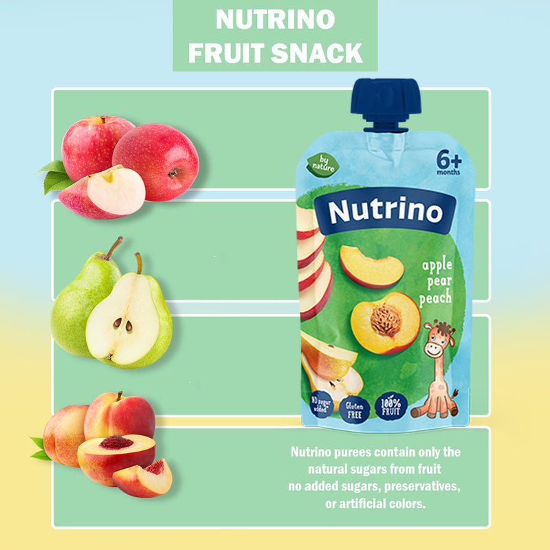 Load image into Gallery viewer, Nutrino apple pear peach 10 x 100g
