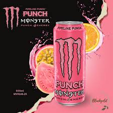 MONSTER ENERGY Drink Pipeline Punch 500ml - 12 Tins