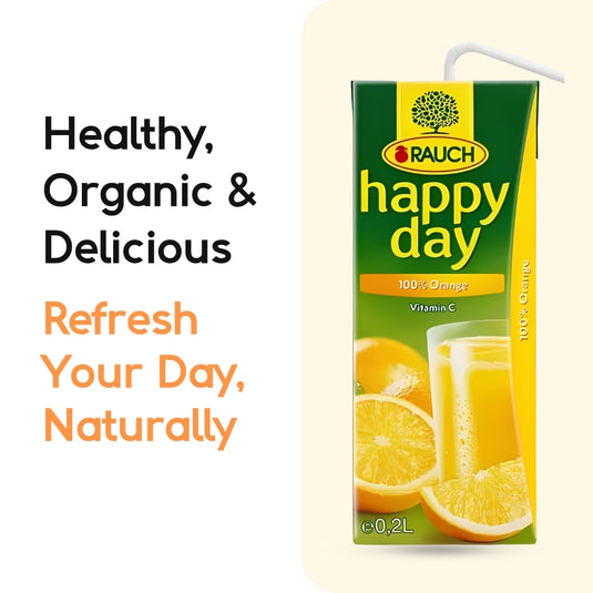 RAUCH 快乐橙汁 100% – 0.2 升 – 27 瓶装
