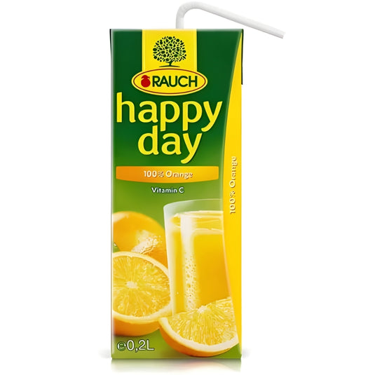 RAUCH 快乐橙汁 100% – 0.2 升 – 27 瓶装