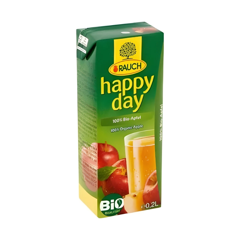 将图像加载到画廊查看器中，RAUCH 快乐时光有机苹果汁 100% – 0.2 升 – 27 瓶装
