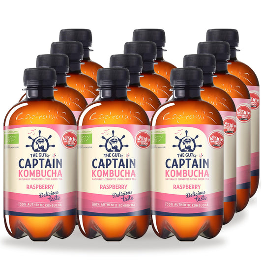Captain Kombucha Raspberry 12 × 400 ml