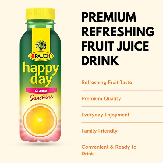 RAUCH Happy Day Sunshine Orange 0.33 L PET (12 Pack)