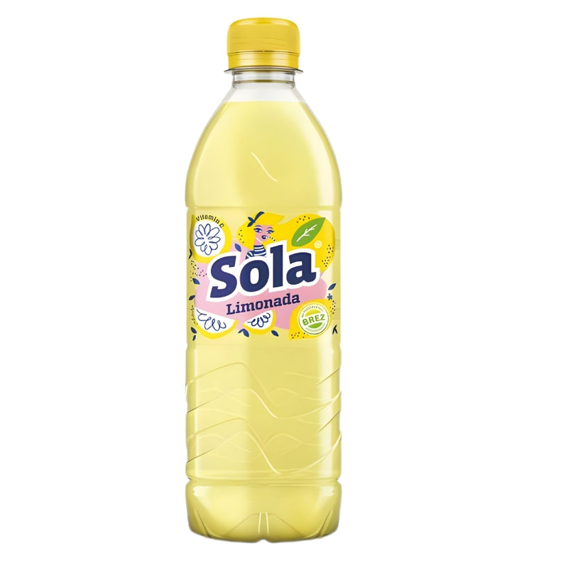 Load image into Gallery viewer, SOLA Salt Lemonade 0.5L PET - Refreshing Citrus Drink (12 Pack)
