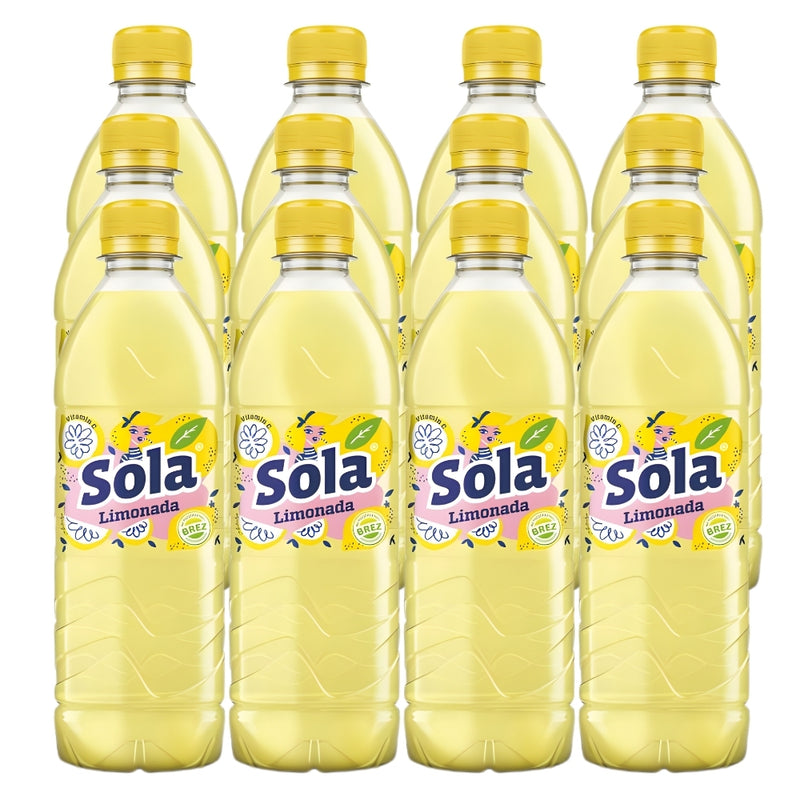 Load image into Gallery viewer, SOLA Salt Lemonade 0.5L PET - Refreshing Citrus Drink (12 Pack)

