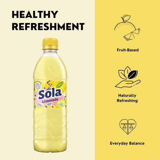 SOLA Limonada 0.5L PET 12 Pack