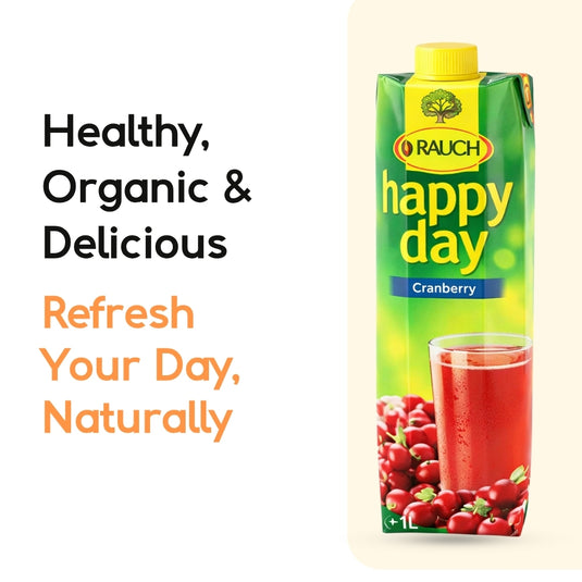 RAUCH Happy Day Cranberry 30% Juice Drink 1 L PET