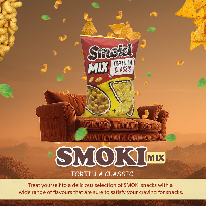 Load image into Gallery viewer, Smoki Puffed SnacksS (Tortilja Classic 90 G) - 12 stuks in een verpakking 
