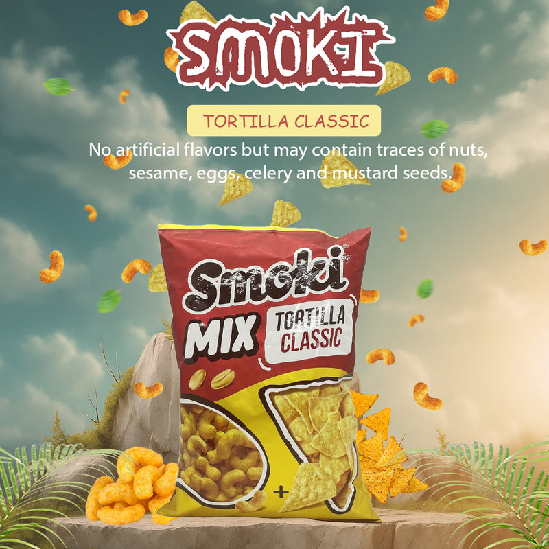 Load image into Gallery viewer, Smoki Puffed SnacksS (Tortilja Classic 90 G) - 12 stuks in een verpakking 
