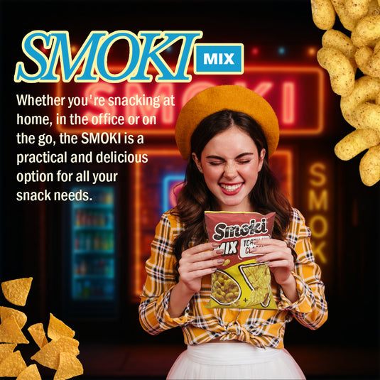 Smoki Puffed SnacksS (Tortilja Classic 90 G) - 12 stuks in een verpakking 