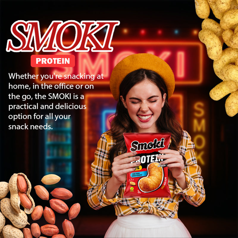 갤러리 뷰어에 이미지 로드, Smoki Protein Peanut Snack 70 g
