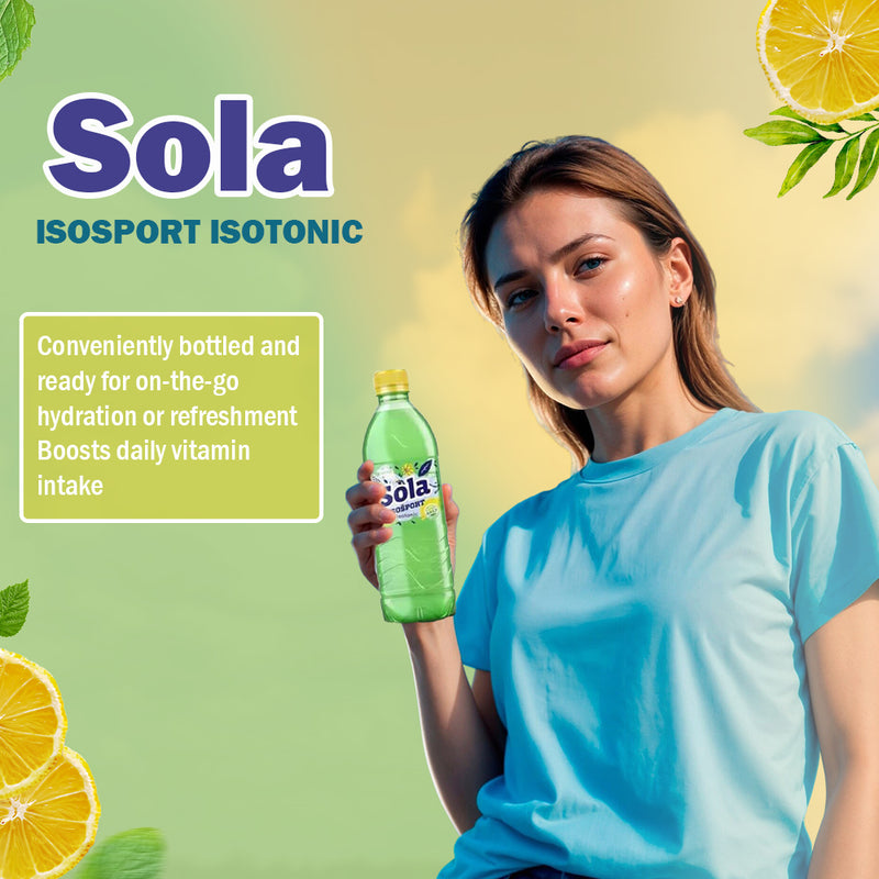 갤러리 뷰어에 이미지 로드, SOLA ISOŠPORT Isotonic Sports Drink 0.5L PET
