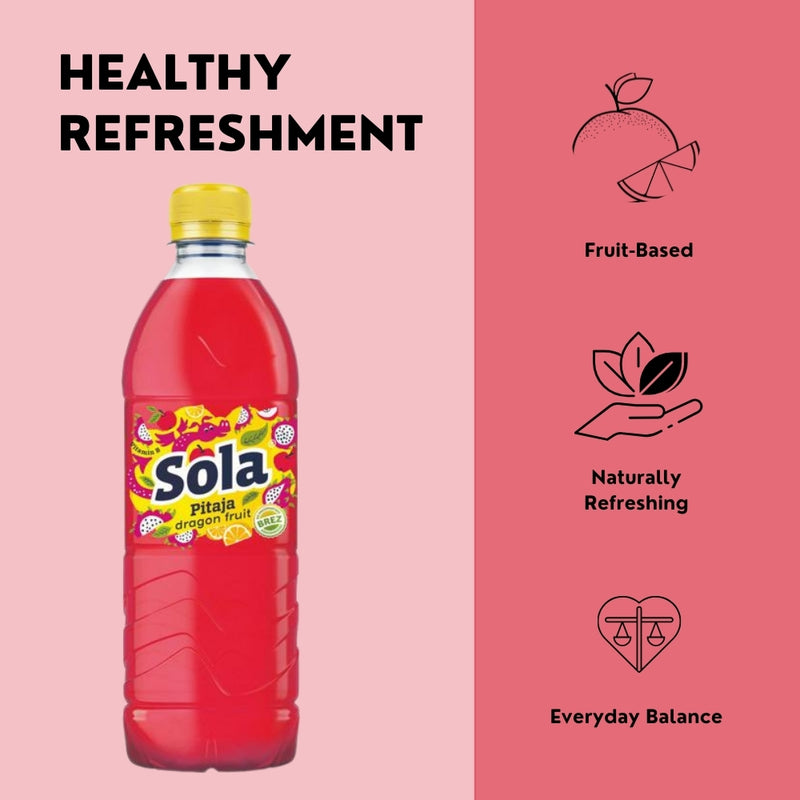 Load image into Gallery viewer, SOLA Pitaja 0.5L PET - Exotic Dragon Fruit Drink (12 Pack)
