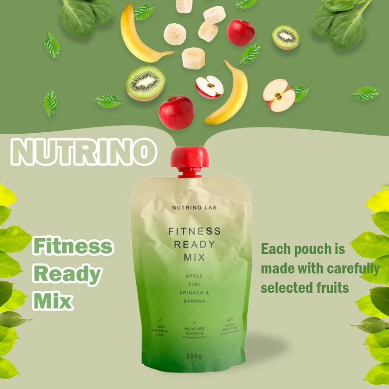 Load image into Gallery viewer, NUTRINO LAB FITNESS MIX – apple, kiwi, spinach, banana 6 x 200g
