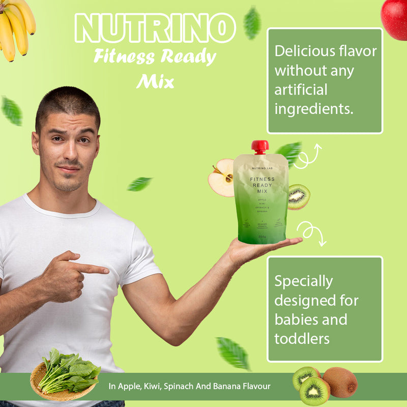 Load image into Gallery viewer, NUTRINO LAB FITNESS MIX – apple, kiwi, spinach, banana 6 x 200g
