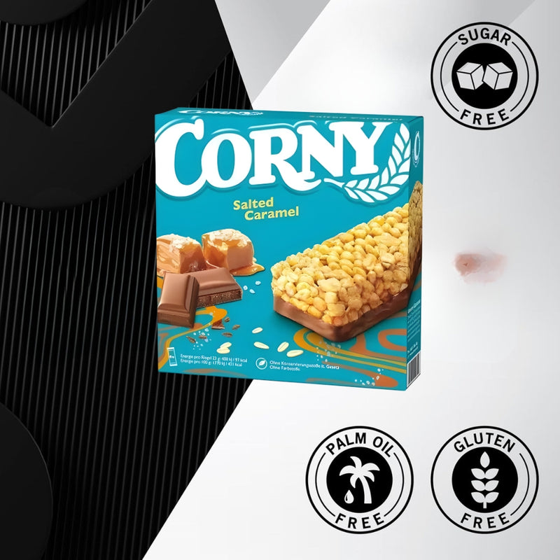 Load image into Gallery viewer, CORNY BIG Salted Caramel 138 g (Pack of 10)
