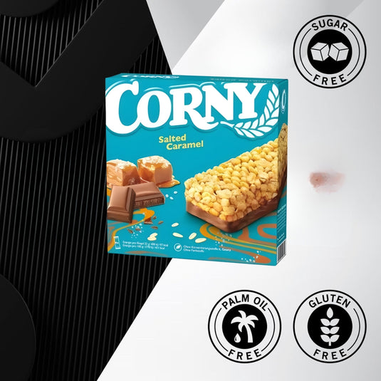CORNY BIG Salted Caramel 138 g (Pack of 10)