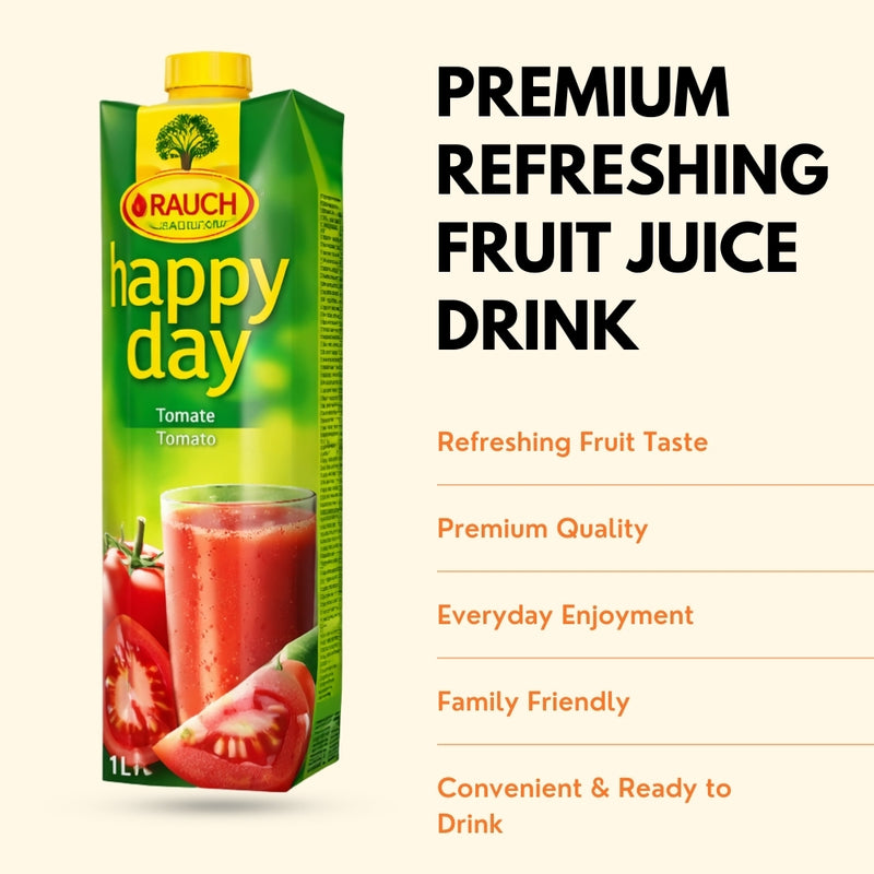 갤러리 뷰어에 이미지 로드, RAUCH Happy Day Tomato Juice 100% - 1 L
