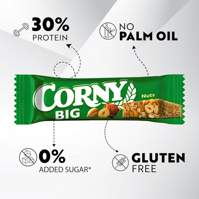 Load image into Gallery viewer, CORNY BIG Hazelnut 50 g  - 24 Pack
