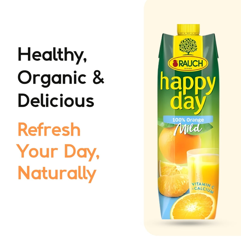 Load image into Gallery viewer, RAUCH Happy Day Mild Orange 100% Juice 1 L PET
