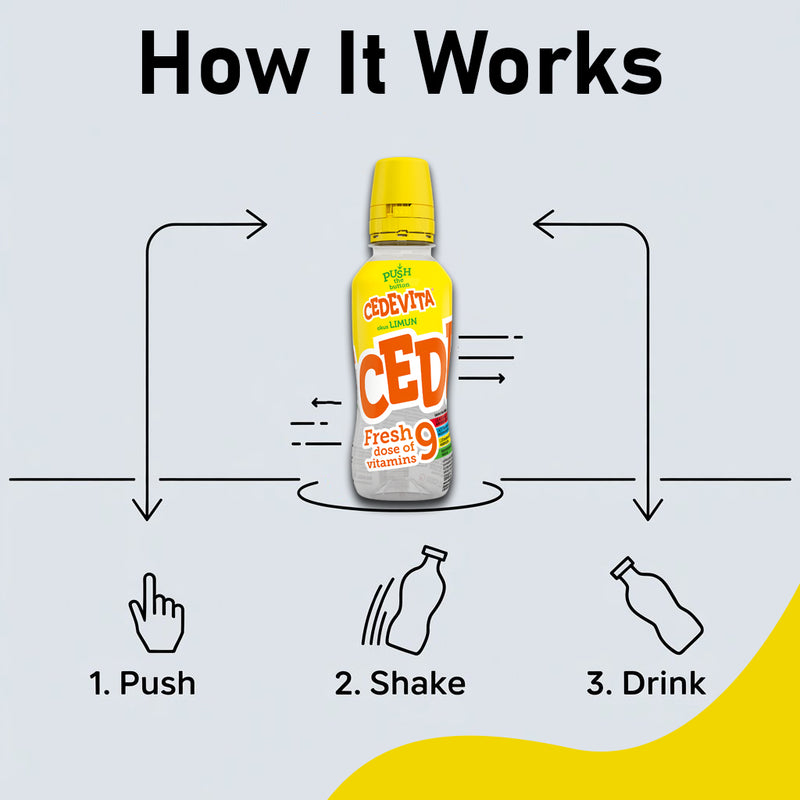 Load image into Gallery viewer, 12-Pack Cedevita Fresh Vitamin Drink (Lemon)
