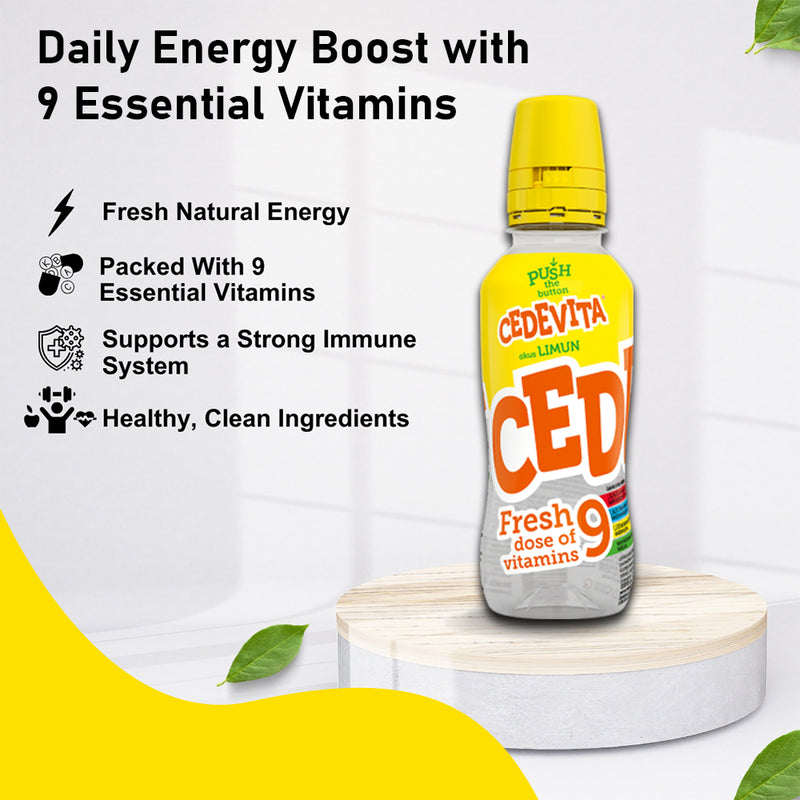 Load image into Gallery viewer, 12-Pack Cedevita Fresh Vitamin Drink (Lemon)
