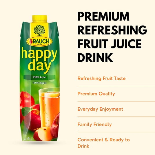 RAUCH Happy Day Apple 100% Juice 1 L